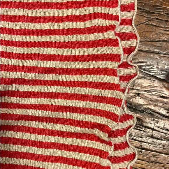 Gudrun Sjödén Striped Red and White Knit Dress 100% linen. - Picture 7 of 9